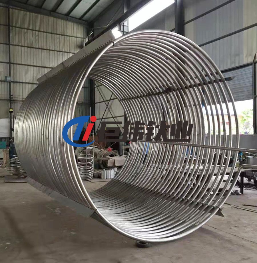 加熱冷卻用鈦盤(pán)管